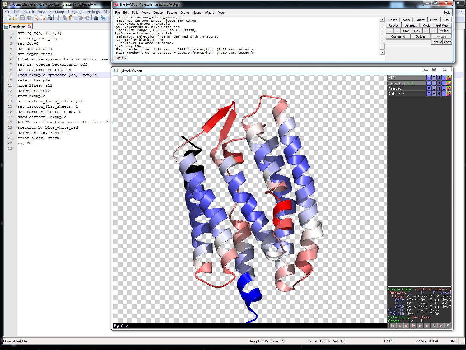 Pymol in action